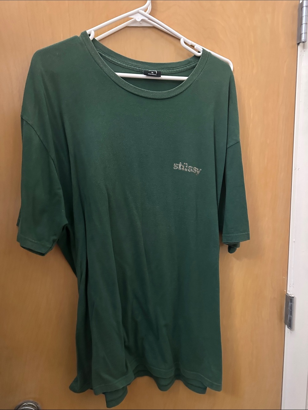 Stussy Forest Green Short Sleeve Logo Tee
